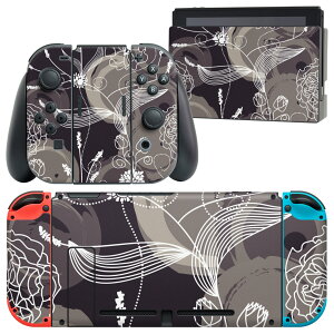 igsticker Nintendo Switch �p �f�U�C���X�L���V�[�� �C�V�� �j���e���h�[ �X�C�b�` ��p �{�̃h�b�N Joy-Con Joycon �W���C�R�� ��p �Q�[���@ �J�o�[ �A�N�Z�T���[ �t�B���� �X�e�b�J�[ 005838 �ԁ@�@��