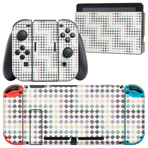 igsticker Nintendo Switch 用 デザインスキンシール 任天堂 ニンテンドー スイッチ 専用 本体ドック Joy-Con Joycon ジョイコン 専用 ゲーム機 カバー アクセサリー フィルム ステッカー 007774 模様 紫