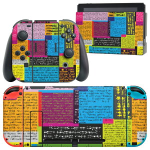 igsticker Nintendo Switch �p �f�U�C���X�L���V�[�� �C�V�� �j���e���h�[ �X�C�b�` ��p �{�̃h�b�N Joy-Con Joycon �W���C�R�� ��p �Q�[���@ �J�o�[ �A�N�Z�T���[ �t�B���� �X�e�b�J�[ 008556 �J���t��