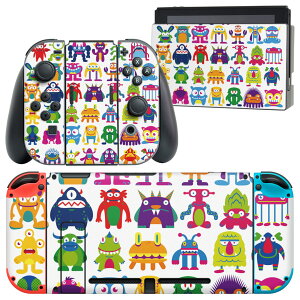 igsticker Nintendo Switch 用 デザインスキンシール 任天堂 ニンテンドー スイッチ 専用 本体ドック Joy-Con Joycon ジョイコン 専用 ゲーム機 カバー アクセサリー フィルム ステッカー 008861 イラスト