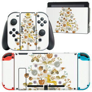 igsticker Nintendo Switch �p �f�U�C���X�L���V�[�� �C�V�� �j���e���h�[ �X�C�b�` ��p �{�̃h�b�N Joy-Con Joycon �W���C�R�� ��p �Q�[���@ �J�o�[ �A�N�Z�T���[ �t�B���� �X�e�b�J�[ 009850 �N���X�}
