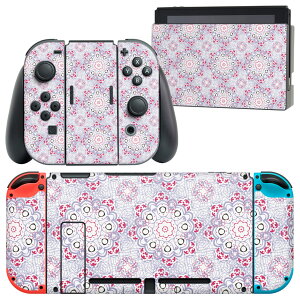 igsticker Nintendo Switch 用 デザインスキンシール 任天堂 ニンテンドー スイッチ 専用 本体ドック Joy-Con Joycon ジョイコン 専用 ゲーム機 カバー アクセサリー フィルム ステッカー 011932 パステル
