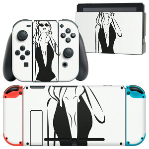 igsticker Nintendo Switch �p �f�U�C���X�L���V�[�� �C�V�� �j���e���h�[ �X�C�b�` ��p �{�̃h�b�N Joy-Con Joycon �W���C�R�� ��p �Q�[���@ �J�o�[ �A�N�Z�T���[ �t�B���� �X�e�b�J�[ 014745 �����@�@