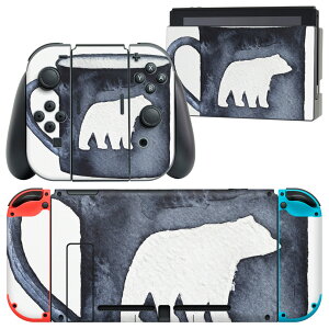 igsticker Nintendo Switch �p �f�U�C���X�L���V�[�� �C�V�� �j���e���h�[ �X�C�b�` ��p �{�̃h�b�N Joy-Con Joycon �W���C�R�� ��p �Q�[���@ �J�o�[ �A�N�Z�T���[ �t�B���� �X�e�b�J�[ 015509 ���܁@�V