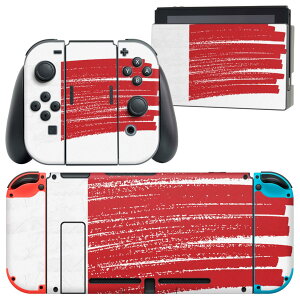 igsticker Nintendo Switch 用 デザインスキンシール 任天堂 ニンテンドー スイッチ 専用 本体ドック Joy-Con Joycon ジョイコン 専用 ゲーム機 カバー アクセサリー フィルム ステッカー 018435 国旗 dubai