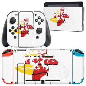 igsticker Nintendo Switch �p �f�U�C���X�L���V�[�� �C�V�� �j���e���h�[ �X�C�b�` ��p �{�̃h�b�N Joy-Con Joycon �W���C�R�� ��p �Q�[���@ �J�o�[ �A�N�Z�T���[ �t�B���� �X�e�b�J�[ 018912 ���� nunavut