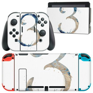 igsticker Nintendo Switch �p �f�U�C���X�L���V�[�� �C�V�� �j���e���h�[ �X�C�b�` ��p �{�̃h�b�N Joy-Con Joycon �W���C�R�� ��p �Q�[���@ �J�o�[ �A�N�Z�T���[ �t�B���� �X�e�b�J�[ 019609 �t�H���g 