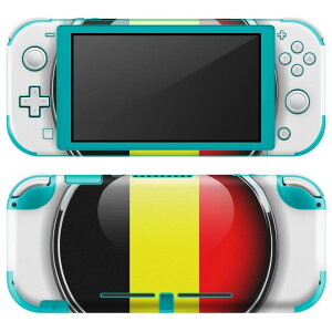 igsticker Nintendo Switch Lite 専用 デザインスキンシール 全面 ニンテンドー スイッチ ライト 専用 ゲーム機 カバー アクセサリー フィルム ステッカー エアフリー 000267 ドイツ 国旗 マーク