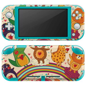 igsticker Nintendo Switch Lite ��p �f�U�C���X�L���V�[�� �S�� �j���e���h�[ �X�C�b�` ���C�g ��p �Q�[���@ �J�o�[ �A�N�Z�T���[ �t�B���� �X�e�b�J�[ �G�A�t���[ 002831 �����@�L�����N�^�[�@�J��