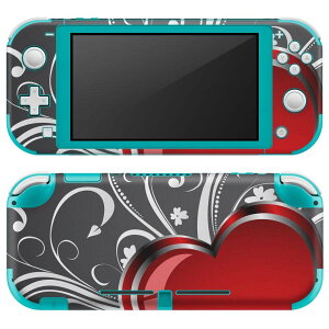 igsticker Nintendo Switch Lite ��p �f�U�C���X�L���V�[�� �S�� �j���e���h�[ �X�C�b�` ���C�g ��p �Q�[���@ �J�o�[ �A�N�Z�T���[ �t�B���� �X�e�b�J�[ �G�A�t���[ 002958 �n�[�g�@�ԁ@�O���[