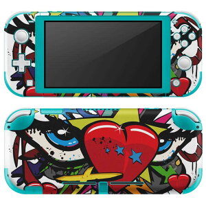 igsticker Nintendo Switch Lite ��p �f�U�C���X�L���V�[�� �S�� �j���e���h�[ �X�C�b�` ���C�g ��p �Q�[���@ �J�o�[ �A�N�Z�T���[ �t�B���� �X�e�b�J�[ �G�A�t���[ 007658 �n�[�g�@�ځ@�C���X�g