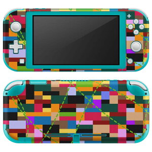 igsticker Nintendo Switch Lite ��p �f�U�C���X�L���V�[�� �S�� �j���e���h�[ �X�C�b�` ���C�g ��p �Q�[���@ �J�o�[ �A�N�Z�T���[ �t�B���� �X�e�b�J�[ �G�A�t���[ 007777 �J���t���@�΁@�O���[���@
