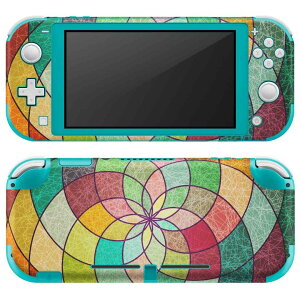 igsticker Nintendo Switch Lite ��p �f�U�C���X�L���V�[�� �S�� �j���e���h�[ �X�C�b�` ���C�g ��p �Q�[���@ �J�o�[ �A�N�Z�T���[ �t�B���� �X�e�b�J�[ �G�A�t���[ 008061 �J���t���@�͗l�@�X�e���h