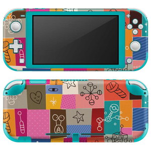 igsticker Nintendo Switch Lite ��p �f�U�C���X�L���V�[�� �S�� �j���e���h�[ �X�C�b�` ���C�g ��p �Q�[���@ �J�o�[ �A�N�Z�T���[ �t�B���� �X�e�b�J�[ �G�A�t���[ 008087 �n�[�g�@�C���X�g�@�J���t