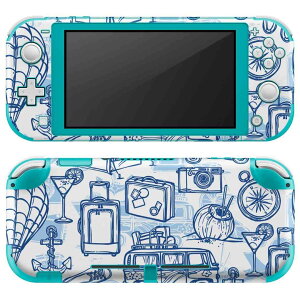 igsticker Nintendo Switch Lite ��p �f�U�C���X�L���V�[�� �S�� �j���e���h�[ �X�C�b�` ���C�g ��p �Q�[���@ �J�o�[ �A�N�Z�T���[ �t�B���� �X�e�b�J�[ �G�A�t���[ 008550 �Ɓ@�C���X�g�@�@�u���[