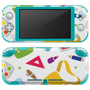 igsticker Nintendo Switch Lite ��p �f�U�C���X�L���V�[�� �S�� �j���e���h�[ �X�C�b�` ���C�g ��p �Q�[���@ �J�o�[ �A�N�Z�T���[ �t�B���� �X�e�b�J�[ �G�A�t���[ 009573 �J���t���@���ǂ��@�w�Z