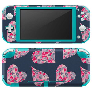 igsticker Nintendo Switch Lite ��p �f�U�C���X�L���V�[�� �S�� �j���e���h�[ �X�C�b�` ���C�g ��p �Q�[���@ �J�o�[ �A�N�Z�T���[ �t�B���� �X�e�b�J�[ �G�A�t���[ 010650 �n�[�g�@�O���[�@�s���N