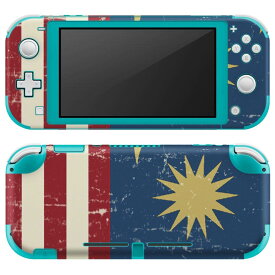 igsticker Nintendo Switch Lite 専用 デザインスキンシール 全面 ニンテンドー スイッチ ライト 専用 ゲーム機 カバー アクセサリー フィルム ステッカー エアフリー 011615 マレーシア　外国　国旗