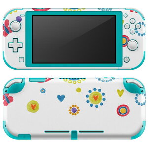 igsticker Nintendo Switch Lite ��p �f�U�C���X�L���V�[�� �S�� �j���e���h�[ �X�C�b�` ���C�g ��p �Q�[���@ �J�o�[ �A�N�Z�T���[ �t�B���� �X�e�b�J�[ �G�A�t���[ 013502 �ԁ@�n�[�g�@�`���[���b�v