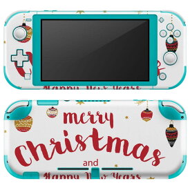 igsticker Nintendo Switch Lite 専用 デザインスキンシール 全面 ニンテンドー スイッチ ライト 専用 ゲーム機 カバー アクセサリー フィルム ステッカー エアフリー 013786 クリスマス　飾り　英語