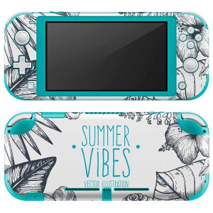 igsticker Nintendo Switch Lite ��p �f�U�C���X�L���V�[�� �S�� �j���e���h�[ �X�C�b�` ���C�g ��p �Q�[���@ �J�o�[ �A�N�Z�T���[ �t�B���� �X�e�b�J�[ �G�A�t���[ 013890 ���[�t�@�ā@�n�C�r�X�J�X