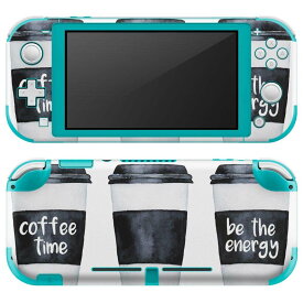 igsticker Nintendo Switch Lite 専用 デザインスキンシール 全面 ニンテンドー スイッチ ライト 専用 ゲーム機 カバー アクセサリー フィルム ステッカー エアフリー 015917 コーヒー　カフェ　カフェラテ