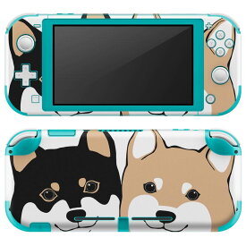 igsticker Nintendo Switch Lite 専用 デザインスキンシール 全面 ニンテンドー スイッチ ライト 専用 ゲーム機 カバー アクセサリー フィルム ステッカー エアフリー 016088 犬　dog　かわいい