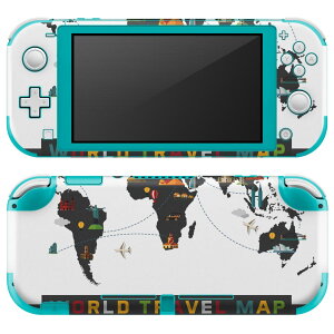 igsticker Nintendo Switch Lite ��p �f�U�C���X�L���V�[�� �S�� �j���e���h�[ �X�C�b�` ���C�g ��p �Q�[���@ �J�o�[ �A�N�Z�T���[ �t�B���� �X�e�b�J�[ �G�A�t���[ 017538 �n�} �n�}�@map�@�u���b�N