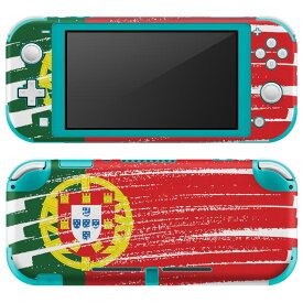 igsticker Nintendo Switch Lite 専用 デザインスキンシール 全面 ニンテンドー スイッチ ライト 専用 ゲーム機 カバー アクセサリー フィルム ステッカー エアフリー 018539 国旗 portugal ポルトガル