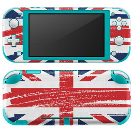 igsticker Nintendo Switch Lite 専用 デザインスキンシール 全面 ニンテンドー スイッチ ライト 専用 ゲーム機 カバー アクセサリー フィルム ステッカー エアフリー 018592 国旗 united-kingdom イギリス