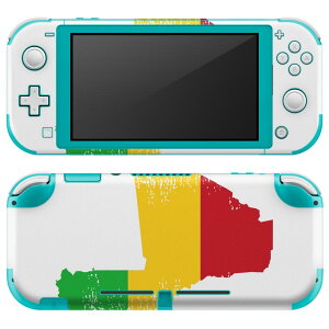 igsticker Nintendo Switch Lite 専用 デザインスキンシール 全面 ニンテンドー スイッチ ライト 専用 ゲーム機 カバー アクセサリー フィルム ステッカー エアフリー 018882 国旗 mali マリ