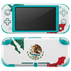 igsticker Nintendo Switch Lite 専用 デザインスキンシール 全面 ニンテンドー スイッチ ライト 専用 ゲーム機 カバー アクセサリー フィルム ステッカー エアフリー 018887 国旗 mexico メキシコ