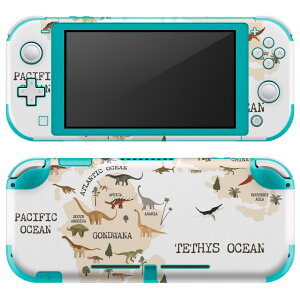 igsticker Nintendo Switch Lite ��p �f�U�C���X�L���V�[�� �S�� �j���e���h�[ �X�C�b�` ���C�g ��p �Q�[���@ �J�o�[ �A�N�Z�T���[ �t�B���� �X�e�b�J�[ �G�A�t���[ 019762 ���� ���� �n�} mapdinosaur