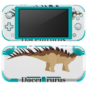 igsticker Nintendo Switch Lite ��p �f�U�C���X�L���V�[�� �S�� �j���e���h�[ �X�C�b�` ���C�g ��p �Q�[���@ �J�o�[ �A�N�Z�T���[ �t�B���� �X�e�b�J�[ �G�A�t���[ 019781 ���� ���� Dacentrurus �_�P��