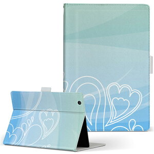 AT700 46F TOSHIBA 東芝 REGZA Tablet レグザタブレット at70046f Lサイズ 手帳型 タブレットケース カバー レザー フリップ ダイアリー 二つ折り 革 フラワー 南国 グラデーション 001326