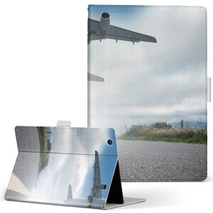 Wi-Fi FAR70B FUJITSU 富士通 ARROWS Tab アローズタブ wififar70b Lサイズ 手帳型 タブレットケース カバー レザー フリップ ダイアリー 二つ折り 革 写真・風景 写真 景色 風景 002941