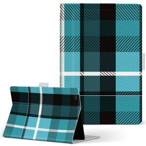 Surface mssaa4 Surface 3 128GB MSSAA4 SIMフリー Microsoft マイクロソフト LLサイズ 手帳型 タブレットケース カバー レザー フリップ ダイアリー 二つ折り 革 004186 チェック 青 黒