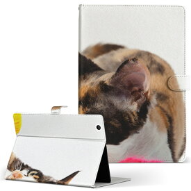 HP Tab Slate7 Sサイズ 手帳型 タブレットケース カバー レザー フリップ ダイアリー 二つ折り 革 写真　動物　猫　ねこ 写真・風景 アニマル 005939