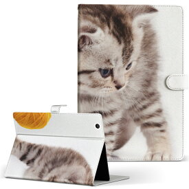 HP Tab Slate7 Sサイズ 手帳型 タブレットケース カバー レザー フリップ ダイアリー 二つ折り 革 写真　ネコ　ねこ 写真・風景 006228