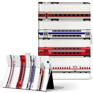 Surface mssaa4 Surface 3 128GB MSSAA4 SIMフリー Microsoft マイクロソフト LLサイズ 手帳型 タブレットケース カバー レザー フリップ ダイアリー 二つ折り 革 013216 乗り物 新幹線 電車