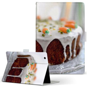 firemax11 用 2023年発売 対応カバー インチ L サイズ 手帳型 タブレットケース カバー 全機種対応有り レザー フリップ ダイアリー 二つ折り 革 023060 ケーキ 写真 食べ物