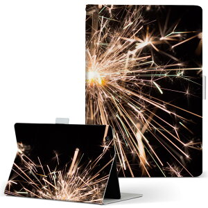 dtab Compact d-42A Lenovo docomo ドコモ Sサイズ 手帳型 タブレットケース カバー 全機種対応有り レザー フリップ ダイアリー 二つ折り 革 023100 花火 写真