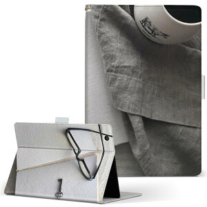 HUAWEI MatePad SE 10.4 専用 タブレットケース Lサイズ 手帳型 タブレットケース カバー 全機種対応有り レザー フリップ ダイアリー 二つ折り 革 023144 眼鏡 モノクロ 写真