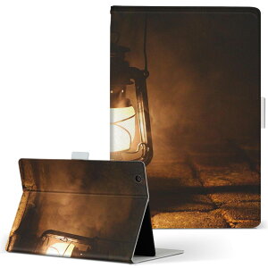 dtab Compact d-42A Lenovo docomo ドコモ Sサイズ 手帳型 タブレットケース カバー 全機種対応有り レザー フリップ ダイアリー 二つ折り 革 023487 ランプ 写真