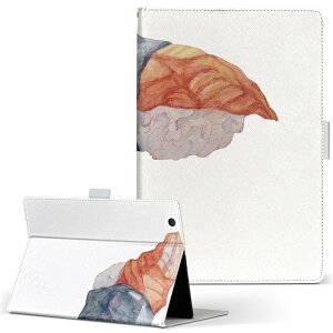 dtab Compact d-42A Lenovo docomo ドコモ Sサイズ 手帳型 タブレットケース カバー 全機種対応有り レザー フリップ ダイアリー 二つ折り 革 019875 寿司 お寿司 Sushi ご飯