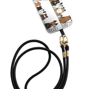 iPhone11Pro 5.8インチ iphone11 pro 専用 ショルダーケース ソフトケース スマホカバー 落下防止 スマホケース 斜めかけ 縄掛けケース 耐衝撃 tpu 009614 犬 動物 キャラクター