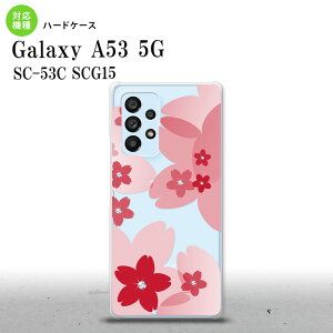 SC-53C SCG015 Galaxy A53 5G X}zP[X wʃP[X n[hP[X ԕ TN B  Y fB[X nk-a53-056