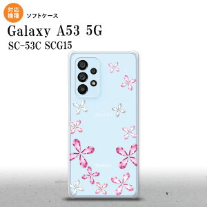 SC-53C SCG015 Galaxy A53 5G X}zP[X wʃP[X\tgP[X ԕ Jbg sN Y fB[X nk-a53-tp076