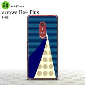 F41B arrows Be4 Plus スマホケース ハードケース はさみ 紺 メンズ レディース nk-f41b-1347