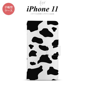 iPhone11 iPhone11 手帳型スマホケース カバー ダルメシアン 牛 クリア nk-004s-i11-dr479